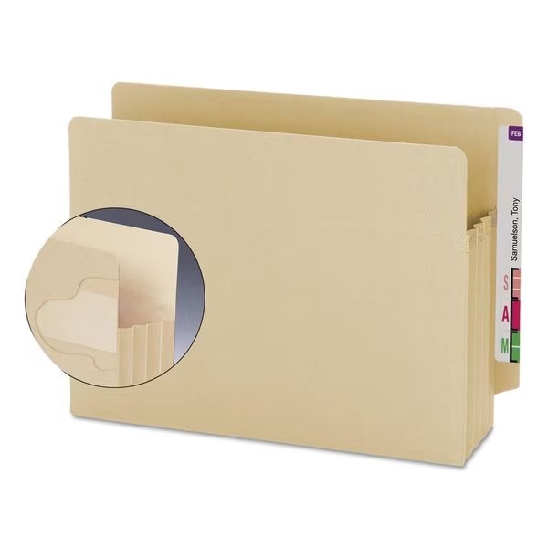 Pocket Folder End Tab, 3.5